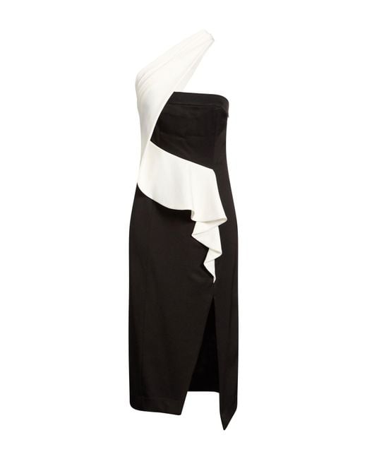 Karl Lagerfeld Black Midi Dress