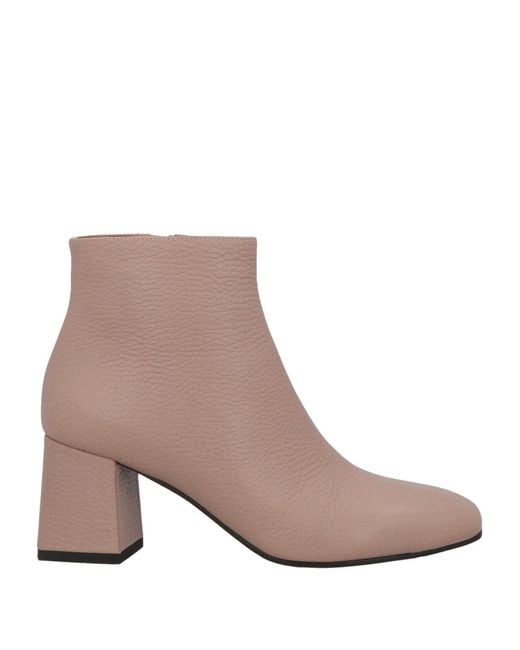 Pollini Brown Ankle Boots Leather