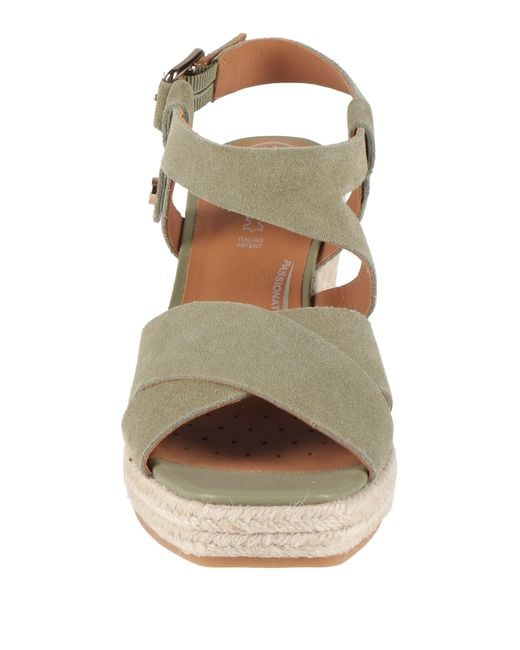 Geox Natural Espadrilles Leather