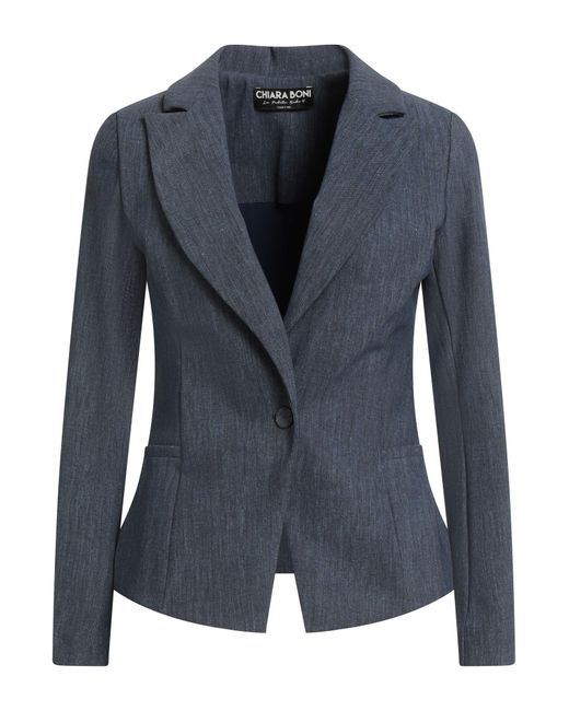 La Petite Robe Di Chiara Boni Blue Blazer