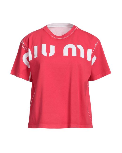 Miu Miu Red T-shirt