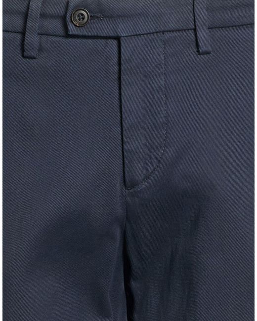 Corneliani Blue Pants Cotton, Elastane for men