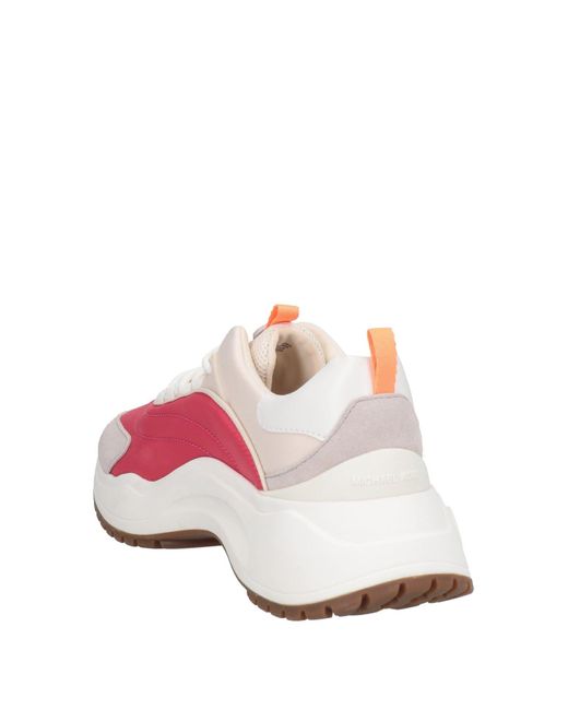 MICHAEL Michael Kors Pink Sneakers Textile Fibers