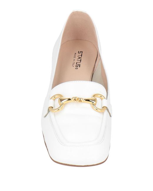 Status Natural Loafers Leather