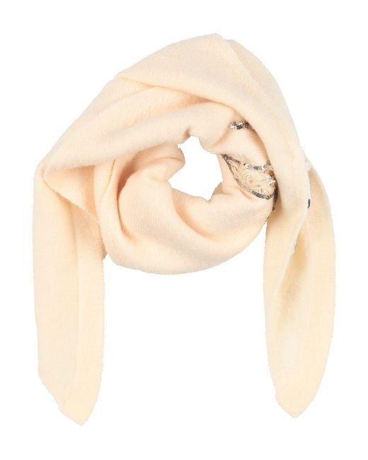 Jil Sander White Scarf Virgin Wool