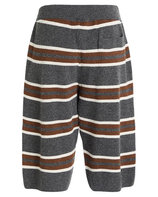 Brunello Cucinelli Gray Shorts & Bermudashorts