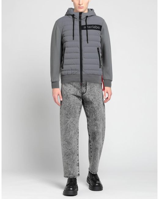 AFTER LABEL Gray Puffers for men