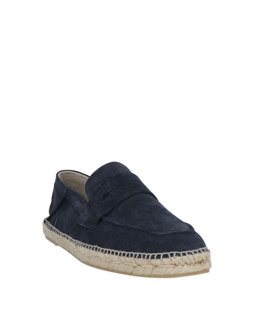 Espadrilles Blue Soft Leather for men