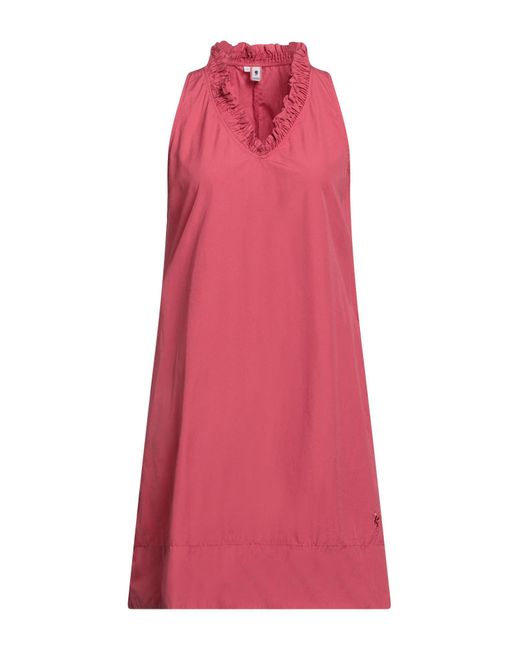European Culture Pink Mini Dress