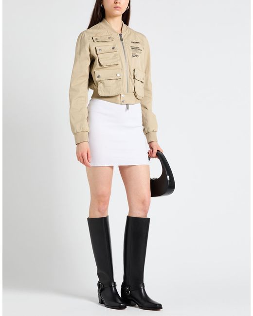 DSquared² Natural Jacket Cotton, Elastane