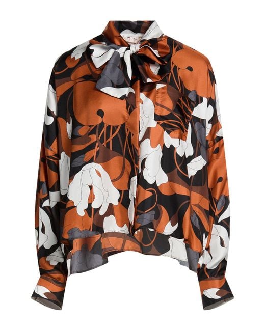Le Sarte Pettegole Brown Shirt