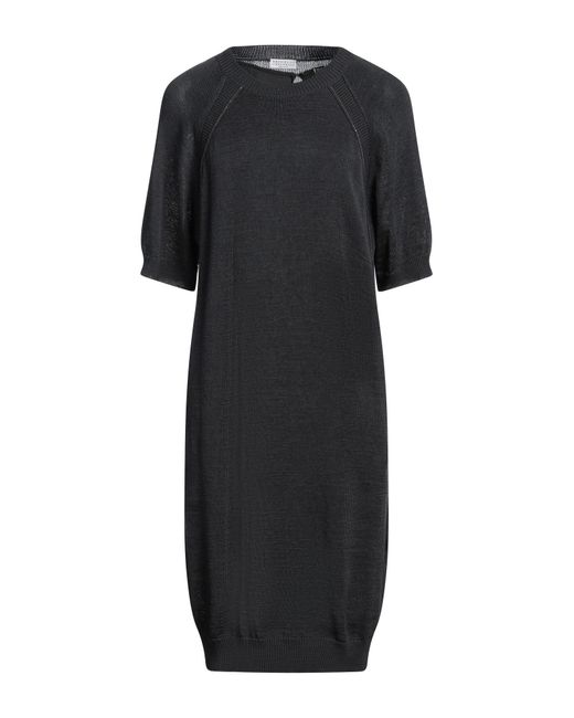 Brunello Cucinelli Black Mini-Kleid