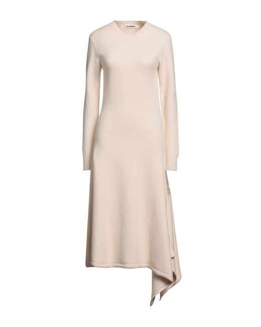 Jil Sander Natural Midi Dress