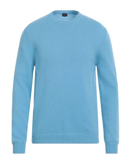 Mp Massimo Piombo Blue Sweater Merino Wool for men