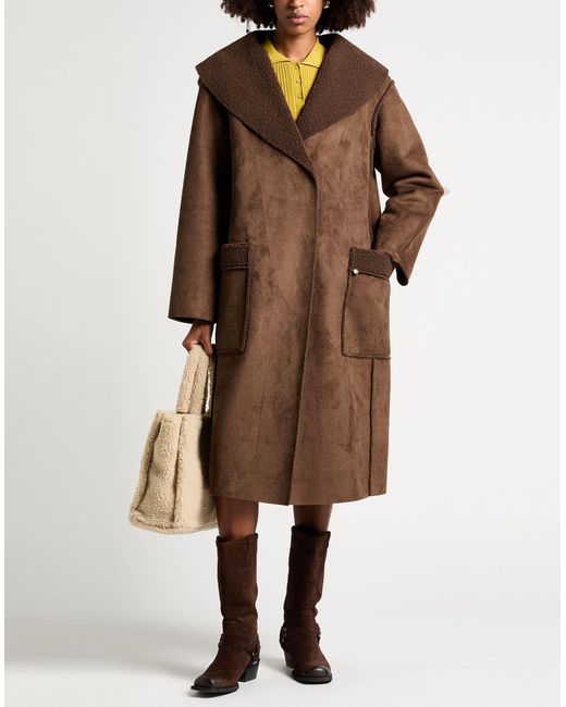 Liu Jo Brown Shearling & Teddy