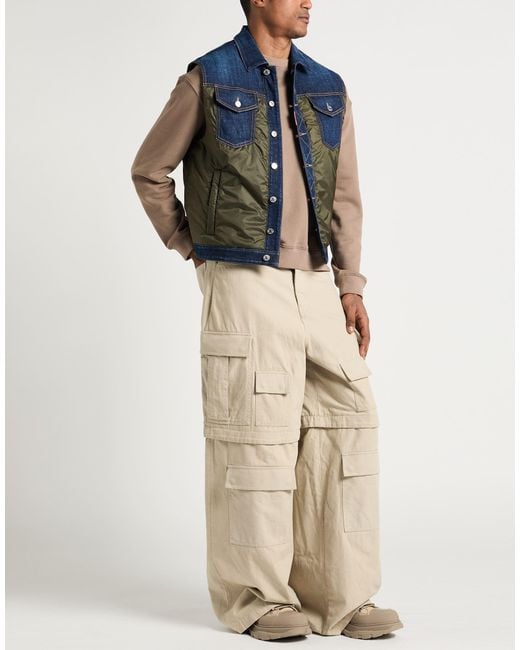 DSquared² Blue Gilet for men