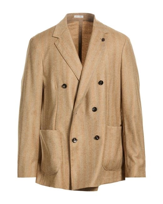 BRERAS Milano Natural Sand Blazer Virgin Wool for men