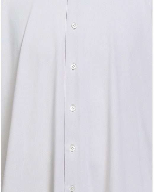Orian White Vintage Shirt Polyamide, Elastane for men