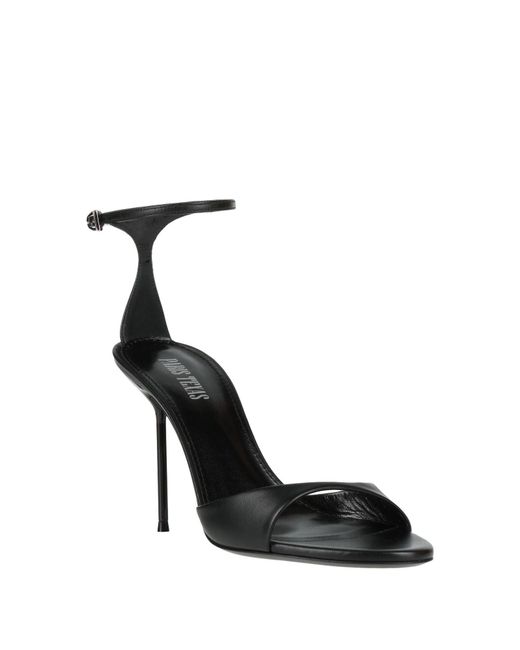 Paris Texas Black Sandals Leather