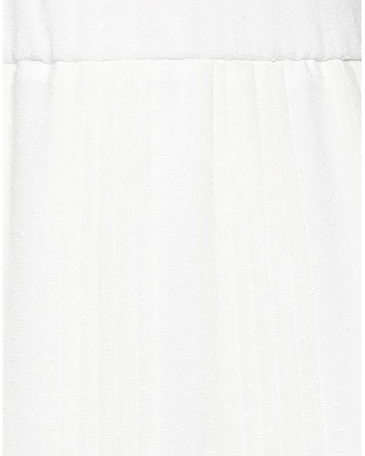 Peserico White Maxi Skirt Polyester