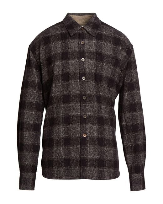 Our Legacy Black Charcoal Shirt Cotton for men
