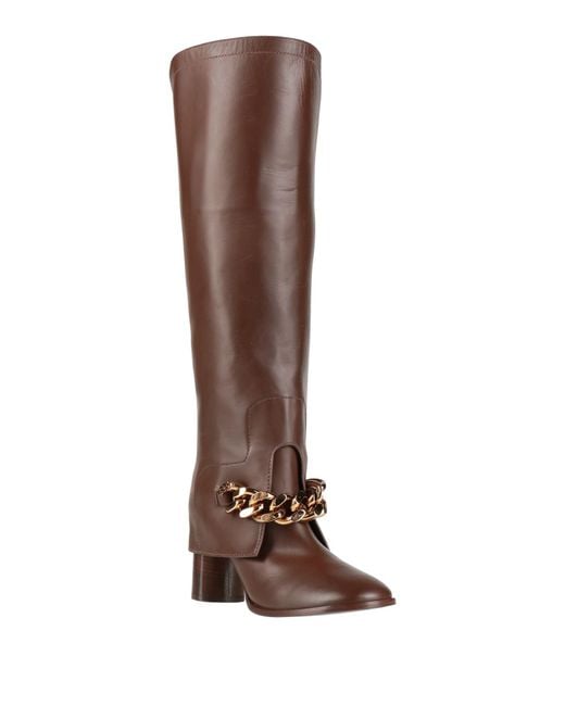 Casadei Brown Boot Leather