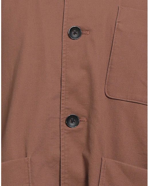 Rag & Bone Brown Jacket Cotton, Polyurethane for men