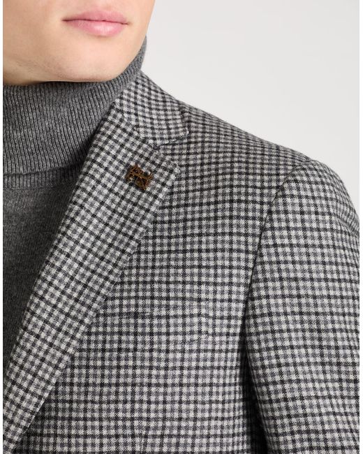 Pal Zileri Gray Blazer Wool for men