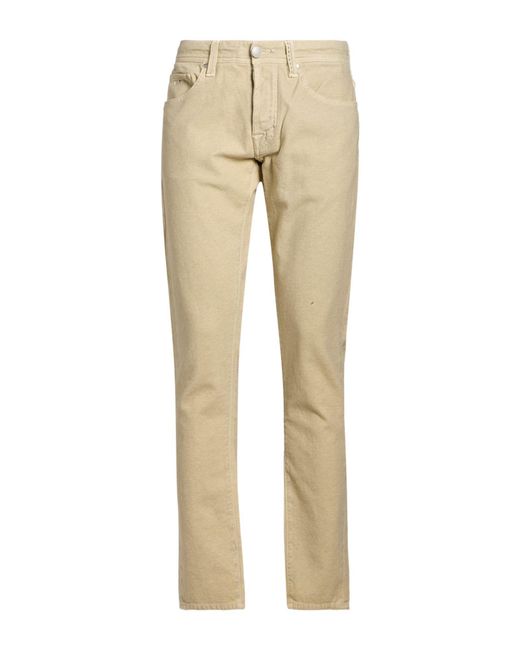 Tramarossa Natural Ivory Pants Cotton, Elastane for men