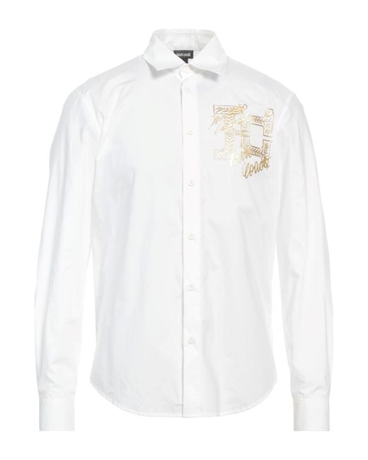 Just Cavalli White Shirt for men