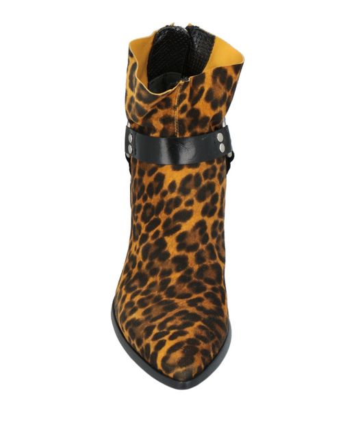 Rocco P Brown Ankle Boots