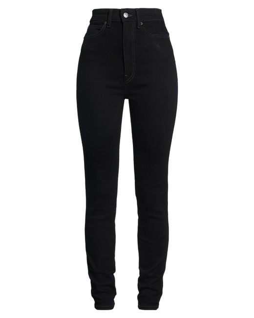 Acne Black Jeans Cotton, Elastane