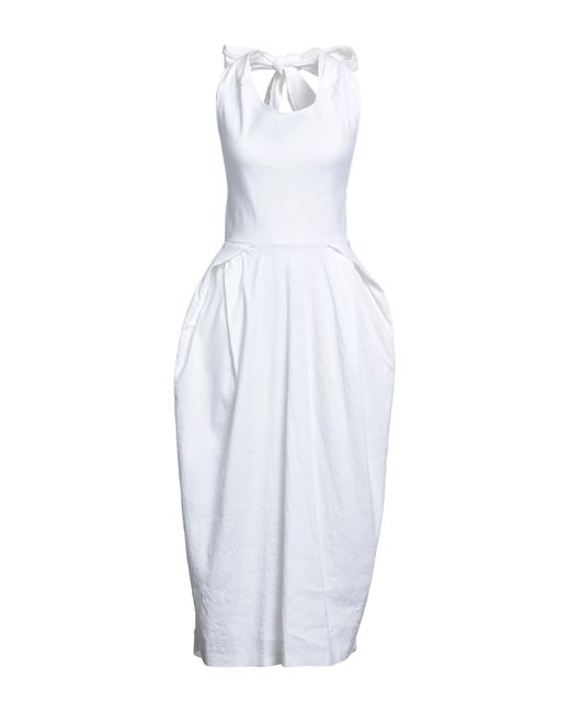 Fabiana Filippi Women's White Long Dress