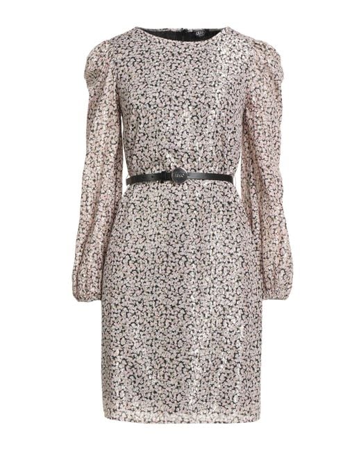 Liu Jo Gray Mini-Kleid
