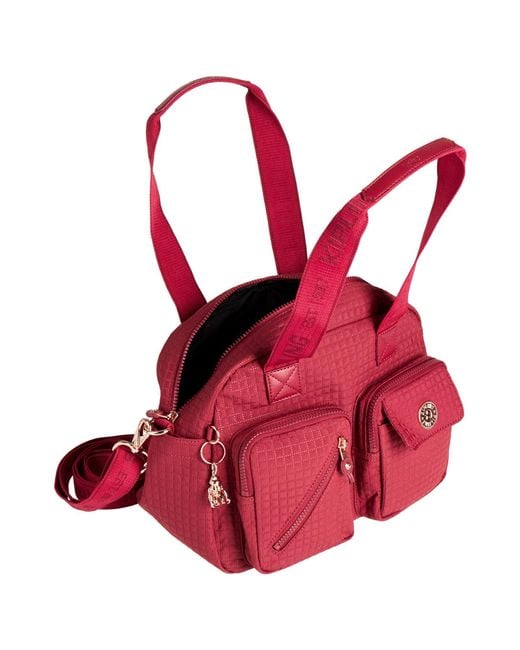Kipling Red Handbag Polyamide