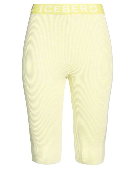 Iceberg Yellow Shorts & Bermuda Shorts