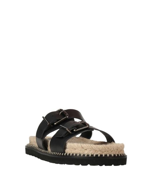Castaner Black Sandals