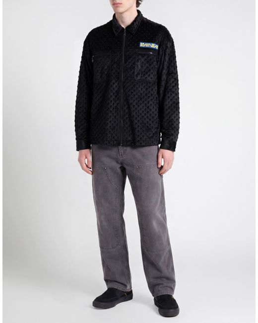 Camicia di Brain Dead in Black da Uomo