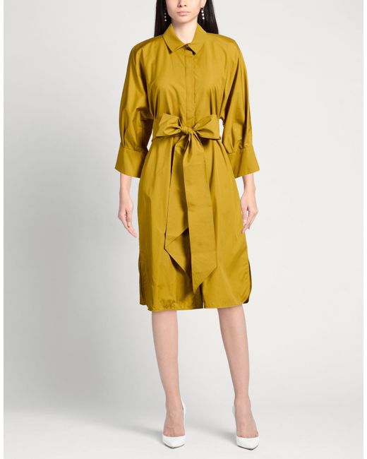 Max Mara Yellow Midi Dresses