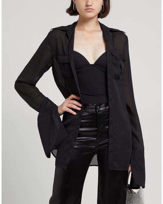 Monot Black Shirt Polyester