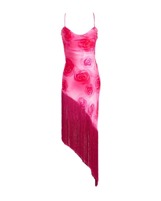 Mirae Pink Maxi Dress Viscose, Elastane