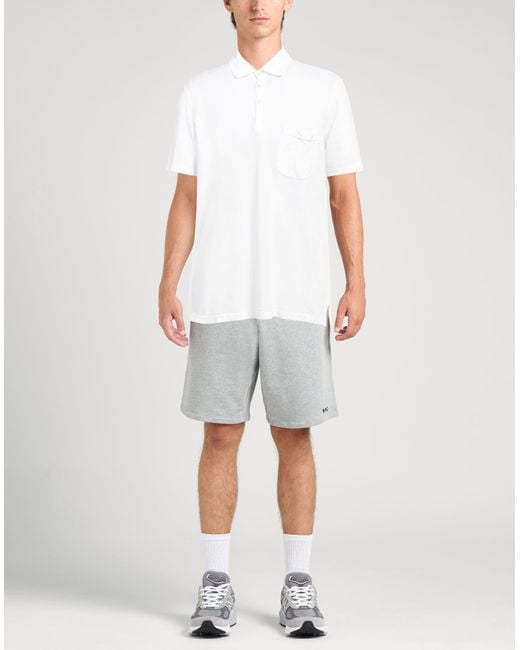 Rossopuro White Polo Shirt for men