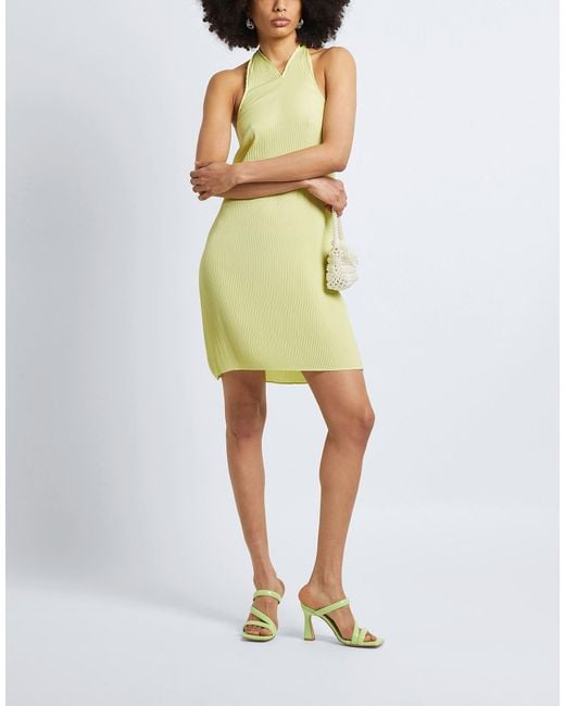 8 by YOOX Yellow Midi Dress