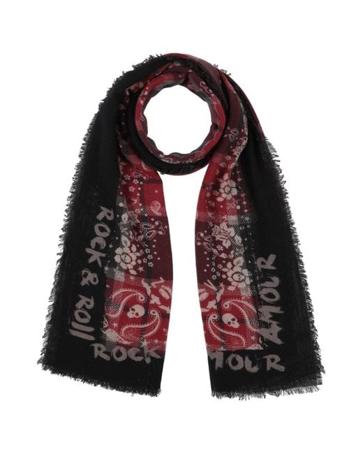 Zadig & Voltaire Red Scarf Cashmere