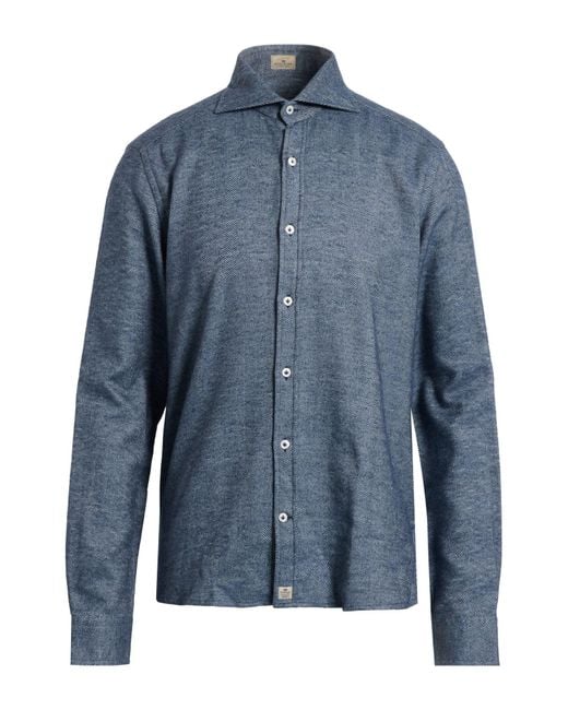 Camisa Sonrisa de hombre de color Blue