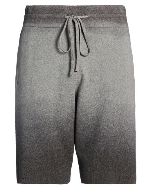 Roberto Collina Gray Shorts & Bermuda Shorts for men