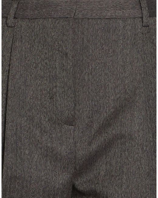 Tory Burch Gray Lead Pants Wool, Polyester