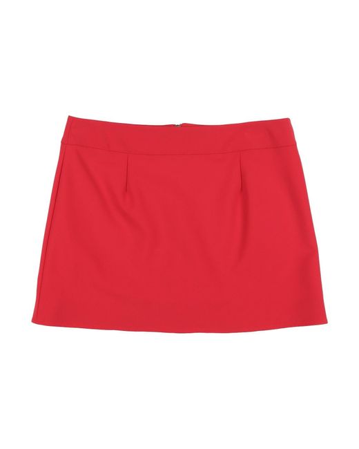 Babylon Red Mini Skirts