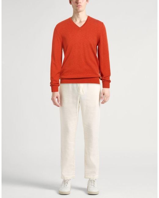 Fedeli Red Jumper for men