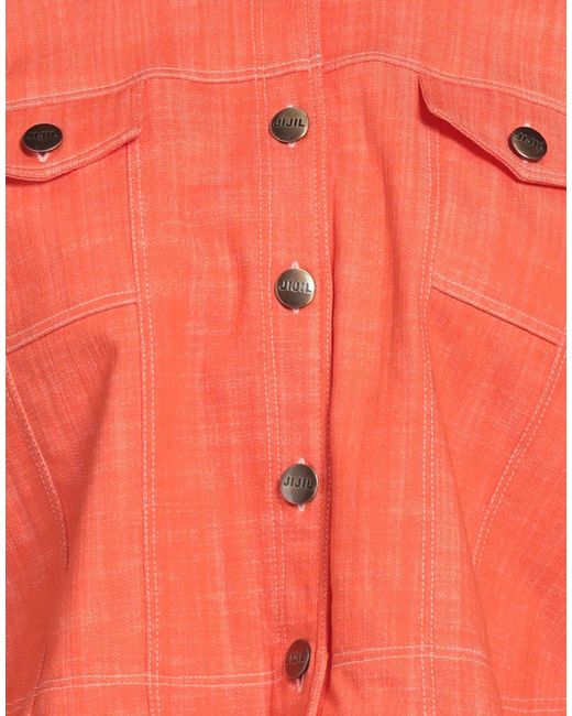 Jijil Orange Denim Outerwear
